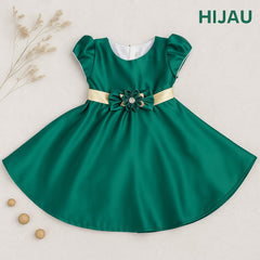 Two Mix Baju Anak Imlek Perempuan Bahan Satin - Dres Anak Perempuan Fashion Usia 1-12 Tahun 4242