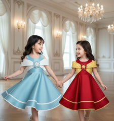 Two Mix - Gabriella Dress Imlek Anak Cewek - Gaun Anak Perempuan CNY Collection 1-12 Tahun 4425