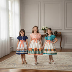 Two Mix - Valery Dress - Dress Anak Perempuan - Gaun Anak Cewek 1-12 Tahun 4408