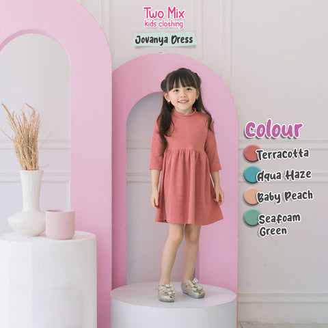 Two Mix - Dress Anak Perempuan Lucu Lengan Panjang - Baju Tunik Atasan Anak Cewek 1- 8 Tahun 4369