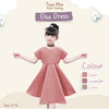 Two Mix - Elsa Dress Anak Perempuan Lebaran - Gaun Anak Cantik Fashion 1-2 Tahun 4395