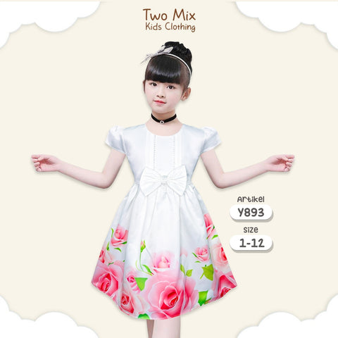 Two Mix - Dress Anak Pesta Perempuan - Baju Anak Lebaran 1-12 Tahun Y893