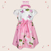 Two Mix - Dress Anak Perempuan Satin - Dress Anak Cewek 1-12 Tahun 4407