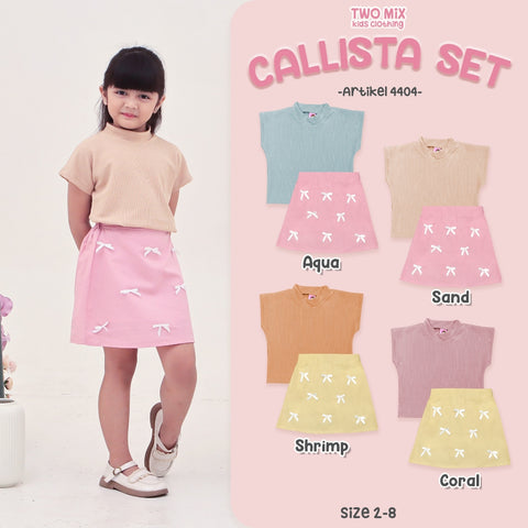 Two Mix - Calista Set - One Set Anak Cewek Setelan Anak Perempuan 1-8 Tahun 4404