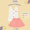 Two Mix - Baju Setelan Anak Perempuan Lucu - Miracle Of Rainbow Set 1-6 Tahun 4362D