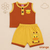 Two Mix - Setelan Celana Baju Bayi Anak Laki Cowok Lucu Katun Usia 0-2 Tahun 4364A
