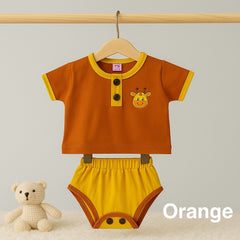 Two Mix - Setelan Celana Baju Bayi Anak Laki Cowok Lucu Katun Usia 0-12 Bulan 4364B