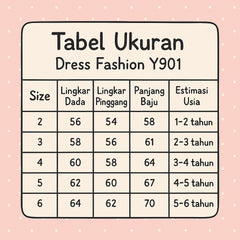Two Mix - Baju Dress Pesta Anak Perempuan Satin Premium Usia 1-6 Tahun Y901