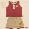 Two Mix - Setelan Celana Baju Bayi Anak Laki Cowok Lucu Katun Usia 0-2 Tahun 4364A