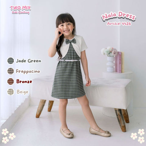 Two Mix - Nala Dress Anak Cewek - Dress Anak Korean Style 1-8 Tahun 4426