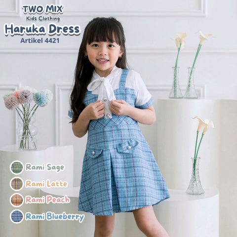 Two Mix - Haruka Dress - Dress Anak Perempuan Fashion 1-8 Tahun 4421