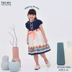 Two Mix - Valery Dress - Dress Anak Perempuan - Gaun Anak Cewek 1-12 Tahun 4408