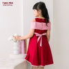 Two Mix - Gabriella Dress - Dress Natal Anak Perempuan - Christmas Dress 1-12 Tahun 4425