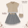 Two Mix - Emilia Setelan Baju Rok Anak Perempuan Gemas + Tas Lucu 1-6 Tahun 4412