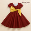 Two Mix - Baju Gaun Dress Anak Natal Perempuan Satin Cantik Mewah 1-12 Tahun 4452