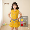 Baju Dress Anak Perempuan Katun Fashion Lucu Size Usia 0-4 Tahun Model Terbaru Y904
