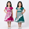 Two Mix - Baju Dress Anak Perempuan Cantik Motif Kotak Premium Gaun Pesta Cewek Usia 5-12 Tahun Y915