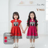 Two Mix - Baju Anak Perempuan - Dress Anak Cantik Bahan Katun Usia 1-12 Tahun Y903