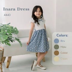 Two Mix - Dress Anak Perempuan Cantik Kasual Stylish 1-8 Tahun 4443