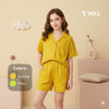 Baju Wanita Setelan Piyama Atasan dan Bawahan Bahan Katun Lembut Y905
