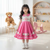 Two Mix - Baju Dress Anak Perempuan Pesta Satin 1-12 Tahun Y906