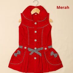 Baju Dress Anak Perempuan Katun Fashion Lucu Size Usia 0-4 Tahun Model Terbaru Y904
