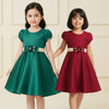 Two Mix Baju Anak Imlek Perempuan Bahan Satin - Dres Anak Perempuan Fashion Usia 1-12 Tahun 4242