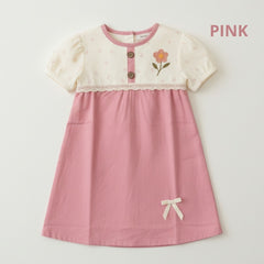 Two Mix - Raina Dress Anak Perempuan Cantik Fashion Lucu Usia 1-8 Tahun 4445