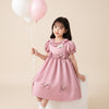Two Mix - Baju Dress Pesta Anak Perempuan - Pakaian Fashion Anak Cewek Satin Mewah 1-12 Tahun Y911