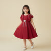 Two Mix - Baju Dress Pesta Imlek Anak Perempuan - Pakaian Formal Anak Cewek Satin 1-12 Tahun Y912
