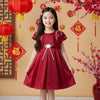 Two Mix - Baju Dress Pesta Imlek Anak Perempuan - Pakaian Formal Anak Cewek Satin 1-12 Tahun Y912