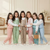 Two Mix - Setelan Baju Vest Lebaran 2026 Anak Perempuan - Set Raya Collection Cewek 3 -12 Tahun 4466