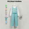 Two Mix - Setelan Baju Vest Lebaran 2026 Anak Perempuan - Set Raya Collection Cewek 3 -12 Tahun 4466