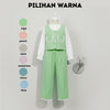 Two Mix - Setelan Baju Vest Lebaran 2026 Anak Perempuan - Set Raya Collection Cewek 3 -12 Tahun 4466