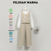 Two Mix - Setelan Baju Vest Lebaran 2026 Anak Perempuan - Set Raya Collection Cewek 3 -12 Tahun 4466