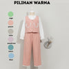 Two Mix - Setelan Baju Vest Lebaran 2026 Anak Perempuan - Set Raya Collection Cewek 3 -12 Tahun 4466