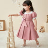 Two Mix - Baju Dress Anak Perempuan Pesta Satin Mewah 1-12 Tahun Y909