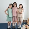 Two Mix - Naura Set Setelan Anak Perempuan Pita Cantik Celana Pendek Usia 2-8 Tahun 4458