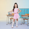 Two Mix - Arletta Set Baju Setelan Anak Perempuan Katun Combed 30s Crop Top Rok Plisket Usia 1-8 Tahun 4460