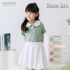 Two Mix - Rena Set - One Set Anak Cewek - Setelan Anak Korean Style 1-6 Tahun 4416