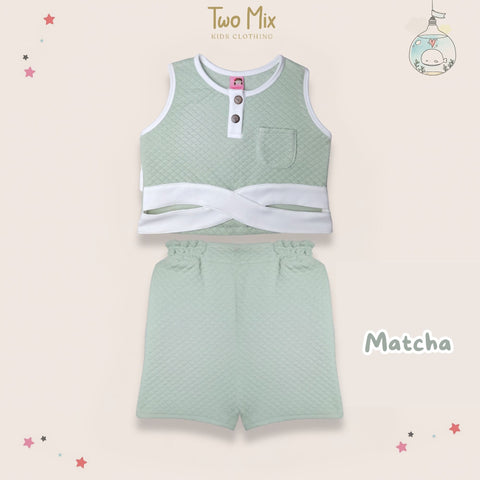 Two Mix - Bonita Set Setelan Anak Perempuan Fashion - One Set Anak Cewek Lucu 1-6 Tahun 4381