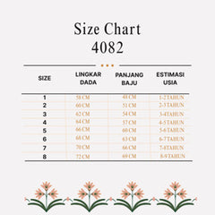 Two Mix Dress Anak 4082