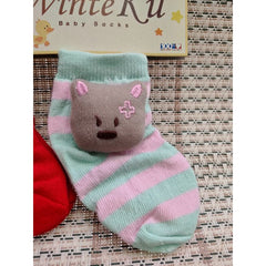 Two Mix Kaos Kaki Boneka Bayi Lucu isi 3 pasang dj613