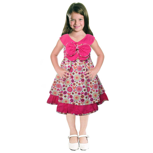 Dress Anak Bunga-bunga Pita Kupu 2272