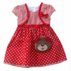 Two Mix Dress Bayi / Baju Bayi / Dress Anak/ Gaun Bayi Bahan 2901