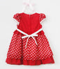 Dress Anak Cewe / Baju Anak Perempuan / Termurah / Dress Anak Perempuan Onde Polkadot Warna Kuning 1882 Size 4 , Size 7
