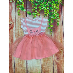 Two Mix Dress Bayi Perempuan 2 pcs dj544