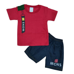 Two Mix Setelan Bayi Laki Laki 6-12 bulan celana jeans dj375