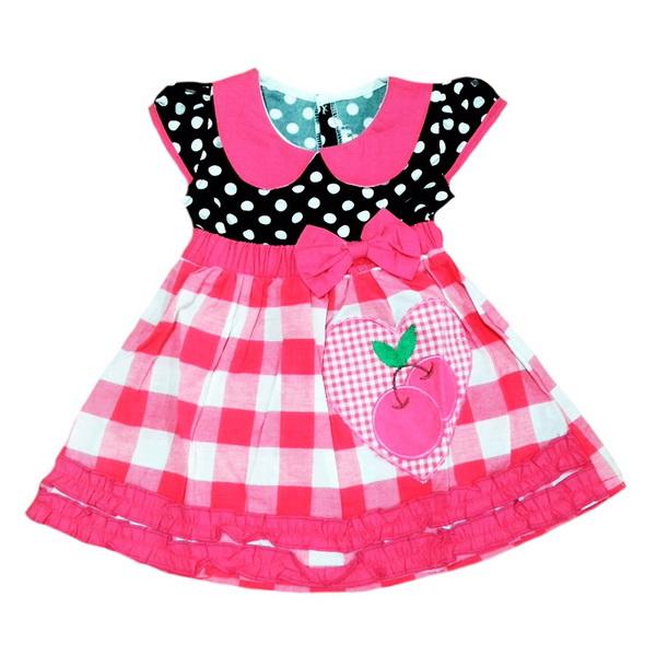 TWO MIX 2131 Dress Baju Bayi Perempuan Monaco Kotak