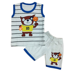 Two Mix Setelan Singlet Bayi 0 - 6 Bulan Katun Adem dj742